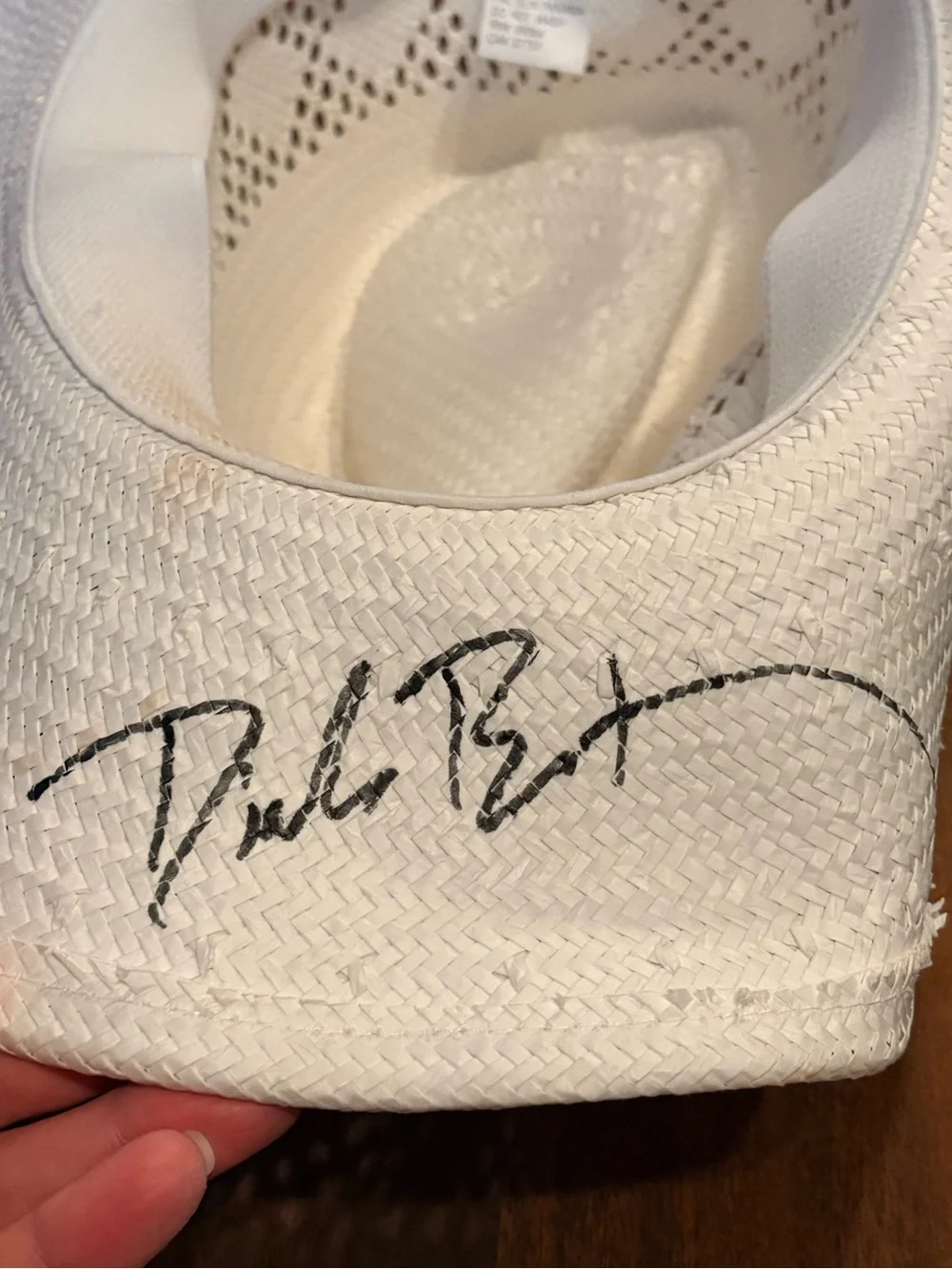 Dierks Bentley Signed Billabong Cowboy Hat 2004 Kenny Chesney Tampa Concert